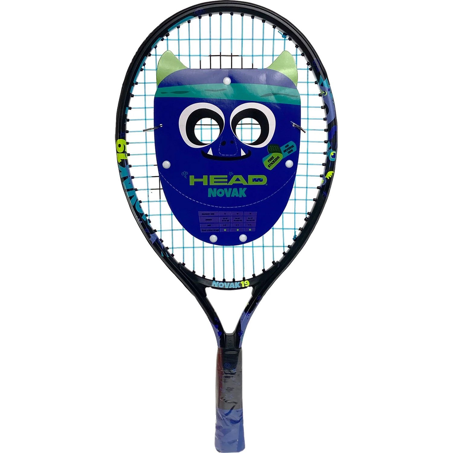 Head Novak 19'' Kordajlı Çocuk Raketi