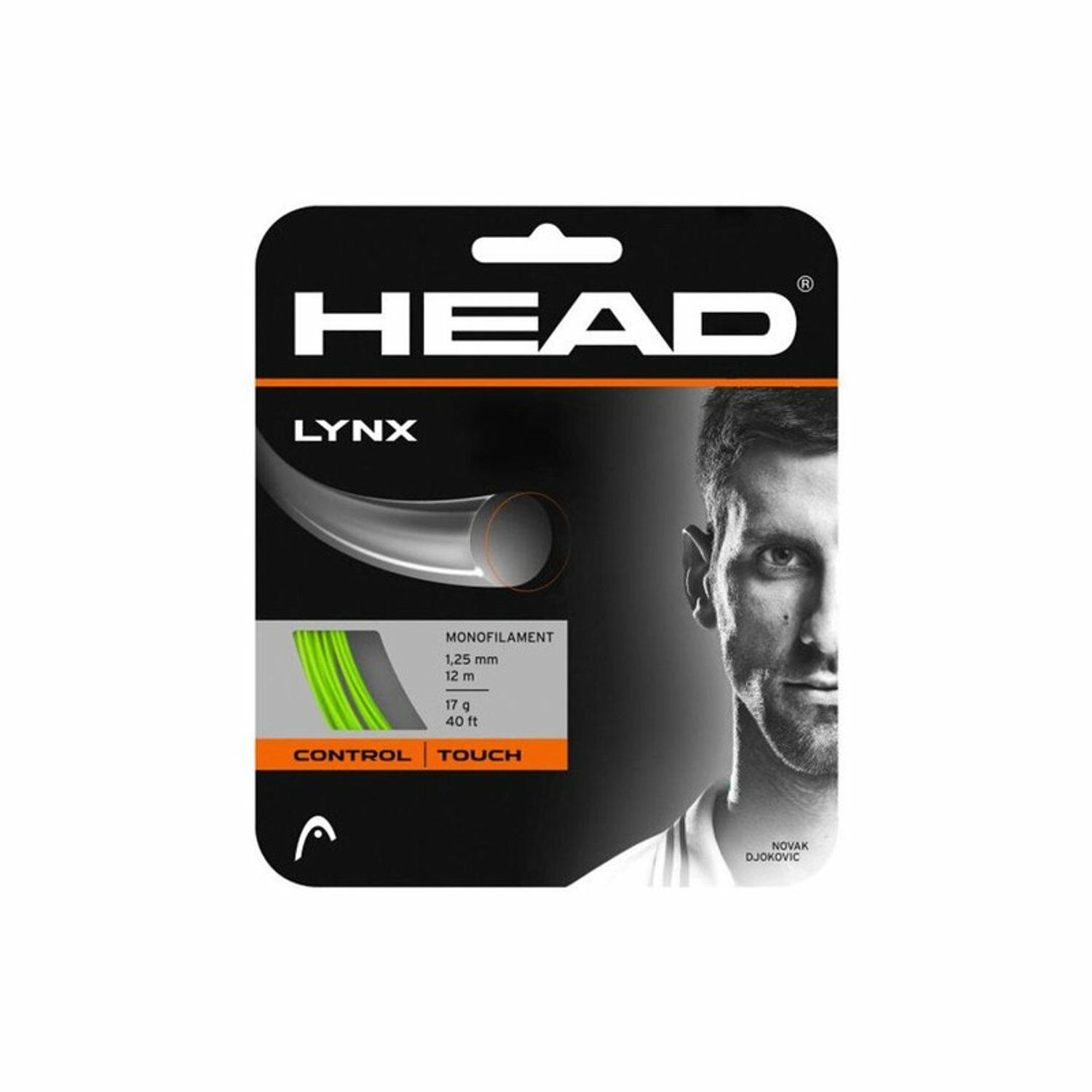 Head Lynx 1.25 Fosforlu Yeşil Tekli Kordaj