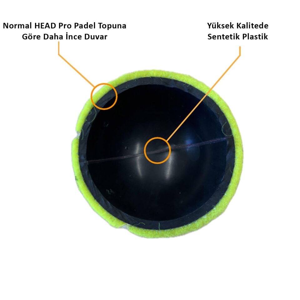 Head Pro+ Üçlü  Padel Topu