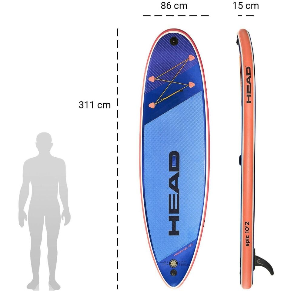 Head Epic 10.2 SUP Board Set