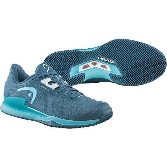 Head Sprint Pro 3.5 Toprak Kort Kadın Tenis Ayakkabı Açık Mavi - 36