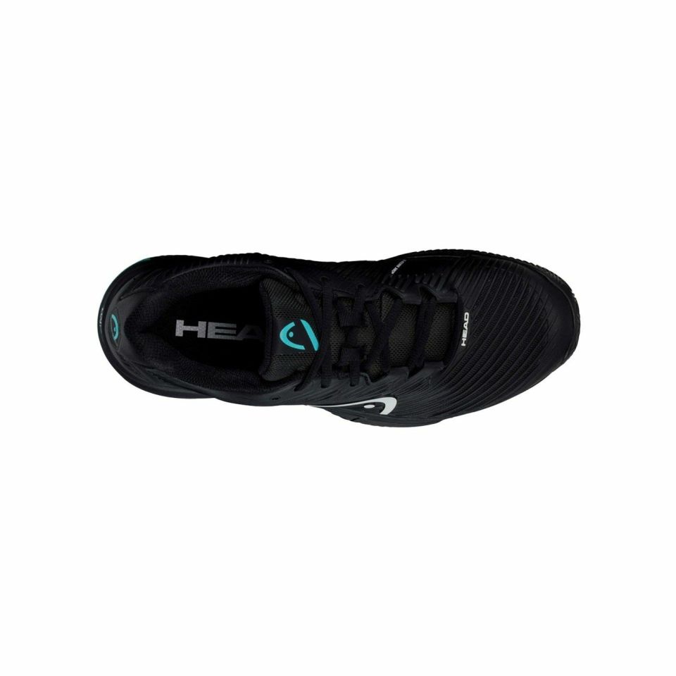 Head Revolt Pro 4.0 Clay Toprak Kort Erkek Tenis Ayakkabı Siyah - 48.5